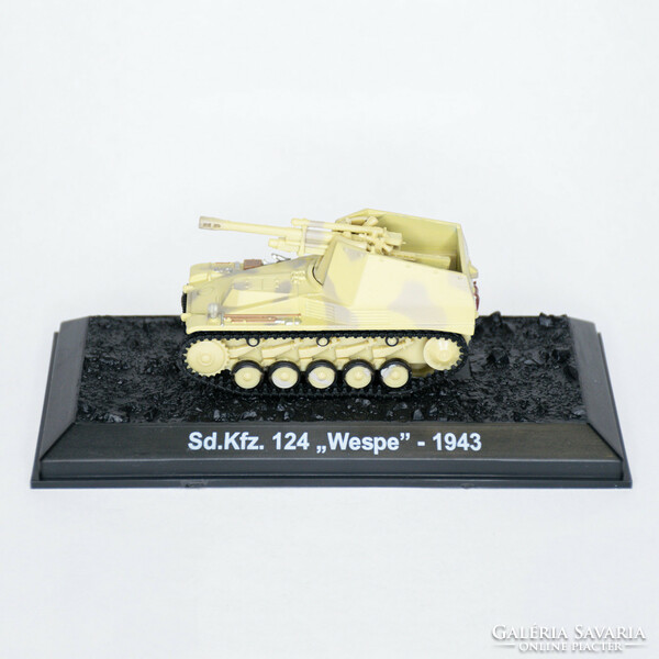 Sd. Kfz. 124 'Wespe' - 1943, 1:72 diecast model