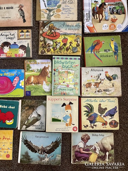 Old storybook package with many leporellos
