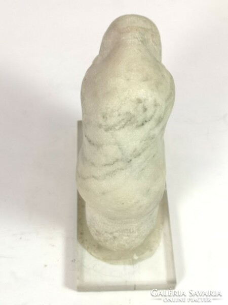 Mária Osváth: Ophelia marble statue - 05358