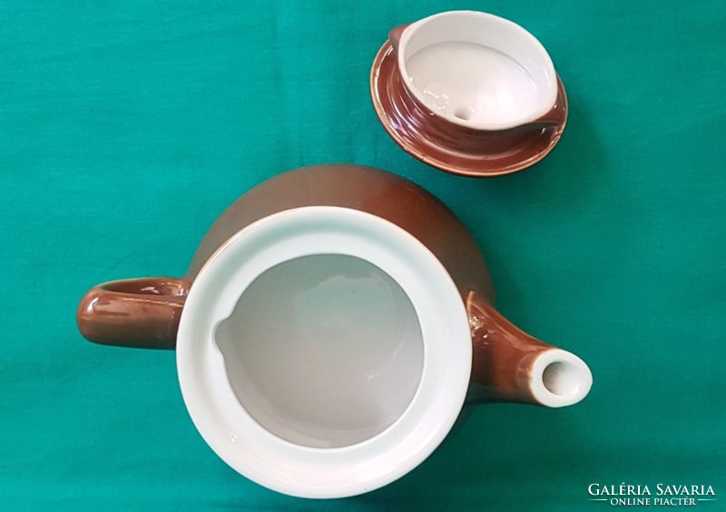 Ritka cseh Jaroslav Jezek designer  Asmanit porcelán kávés kannája 1960-s évekből