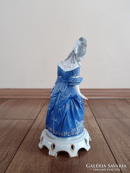 Antik Rosenthal porcelán hölgy figura