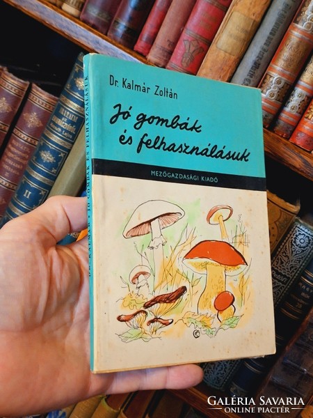 1960 Első kiadás!  Dr KALMÁR ZOLTÁN: JÓ GOMBÁK ÉS FELHASZNÁLÁSUK