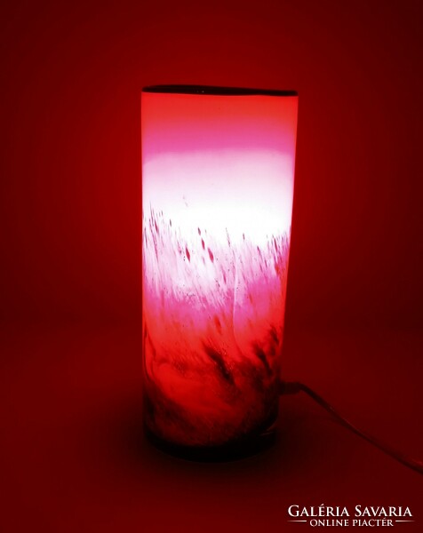 Üveg design asztali lámpa ALKUDHATÓ Art deco design