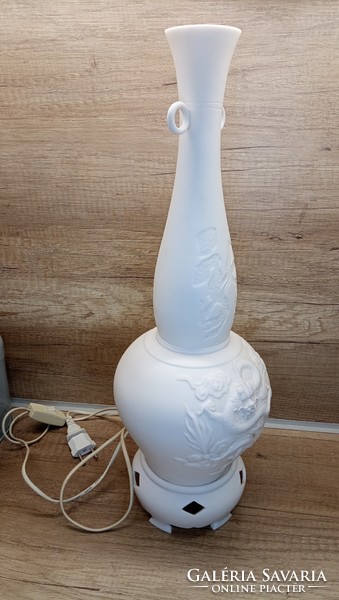 Chinese lamp base blanc de china c1970