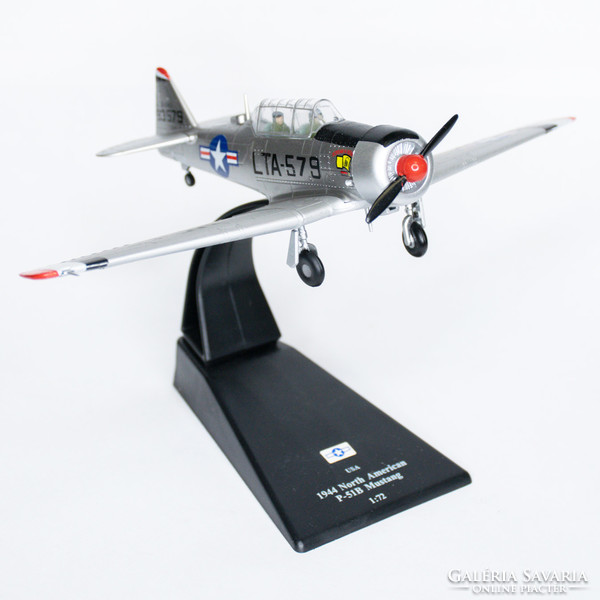 1944 North American p-51b mustang, 1:72 diecast model