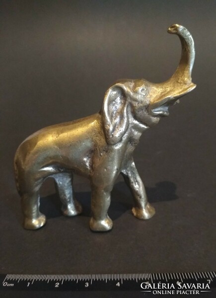 Old copper elephant