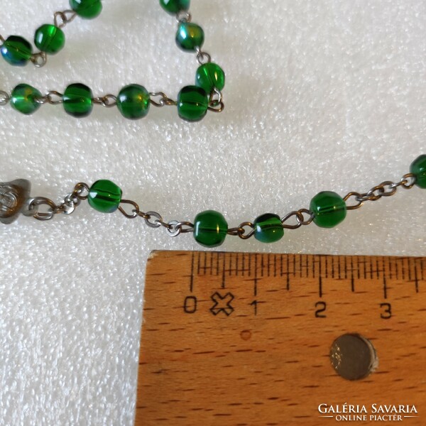 Rosary with glass beads