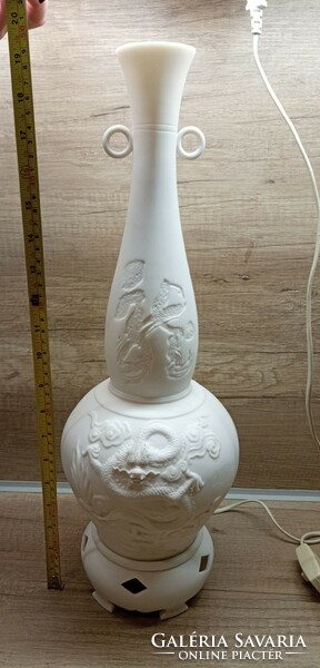 Chinese lamp base blanc de china c1970