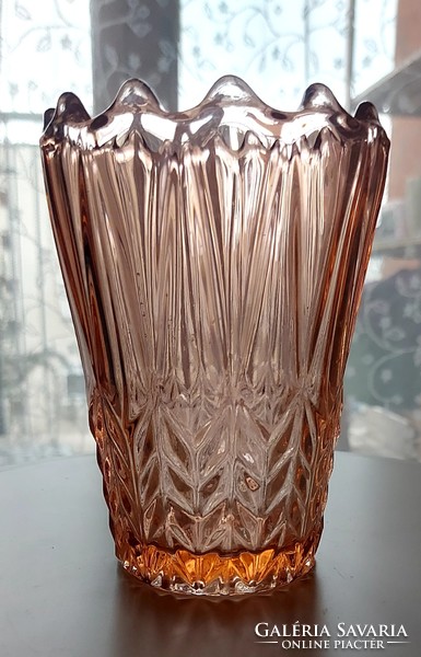 Régi mályva színű váza