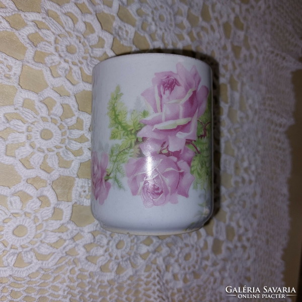 Zsolnay rose mug
