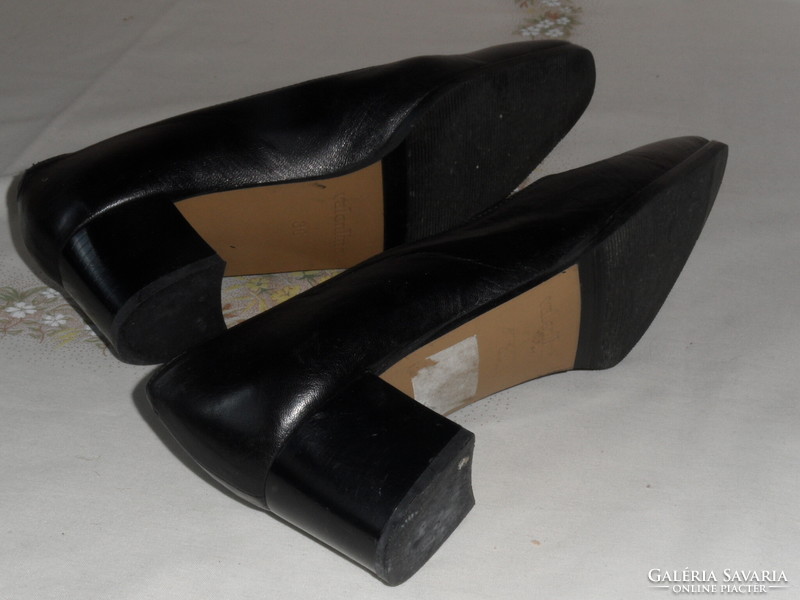 VALENTINA fekete bőr női cipő ( 36-os )