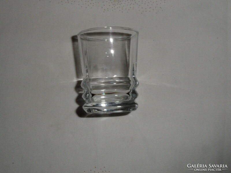 LAV üveg pálinkás pohár ( új, 6 db. )