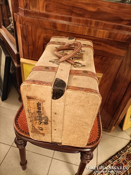 Antique traveling suitcase