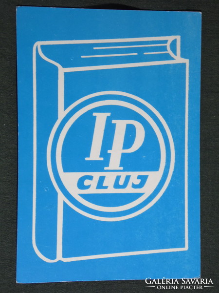 Card calendar, Romania, Cluj-Napoca printing press, ip Cluj, graphic artist, 1973, (5)