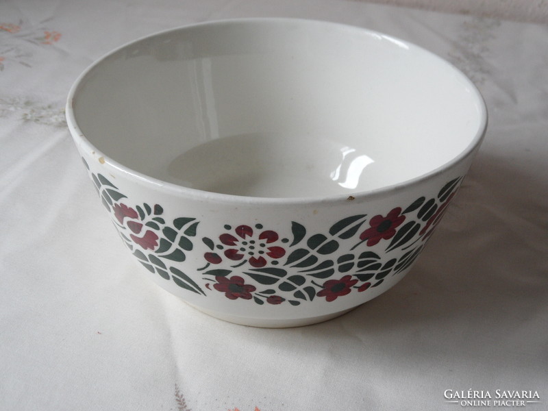 Older patterned granite bowl, serving