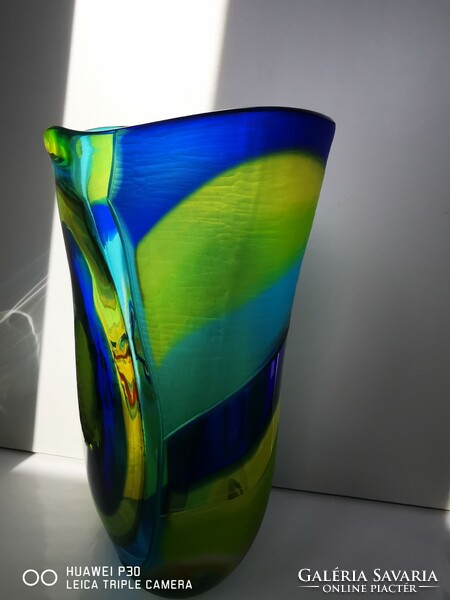 Murano glass vase afro celotto1/1