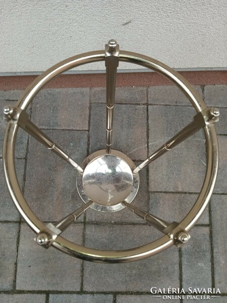 Art-deco design nickel-plated umbrella holder. Negotiable.