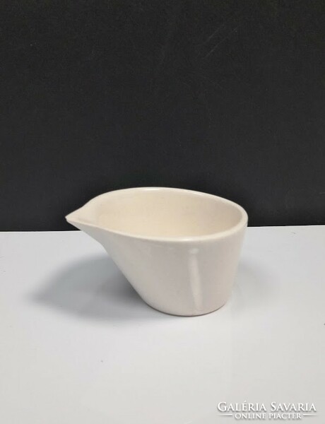 Scandinavian style white ceramic design coffee / cappuccino set, 1980's - 51307