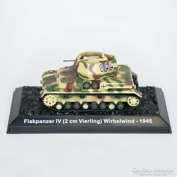 Flakpanzer iv (2cm vierling) wirbelwind - 1945, 1:72 diecast model