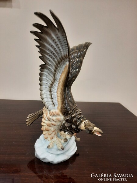 Herend turul bird with sword porcelain figurine