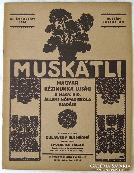 Mrs. Zulawsky: geranium 1934