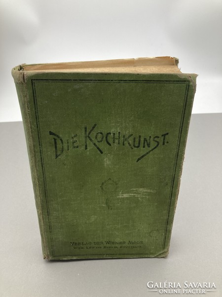 Die kochkunst: antique Viennese cookbook with art nouveau illustrations - collector's rarity, 1900