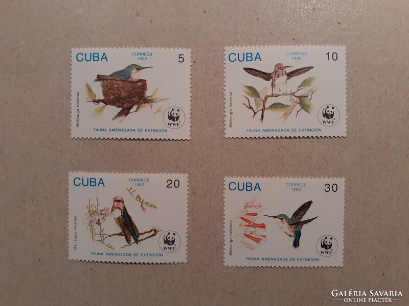 Cuba fauna, wwf, birds 1992