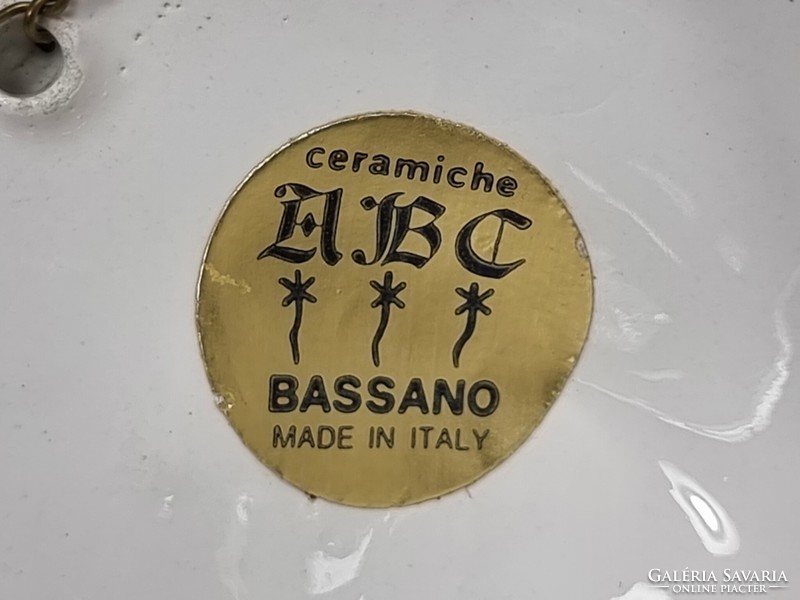 Bassano ABC kerámia 2 db kicsi fali dísz kuglófforma+ mini füles tálca