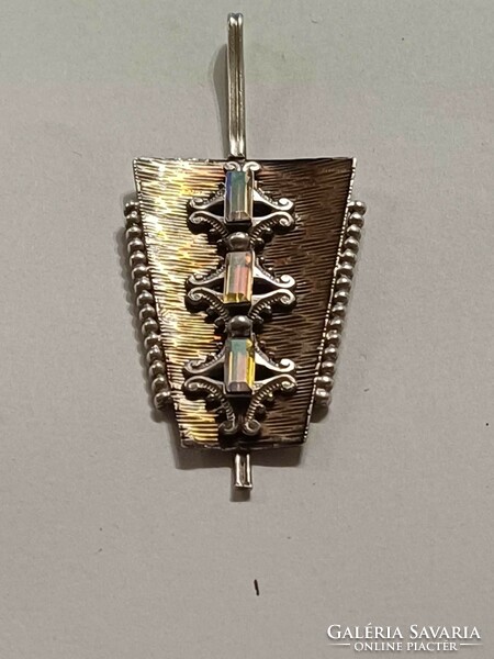 Old silver jewelry pendant