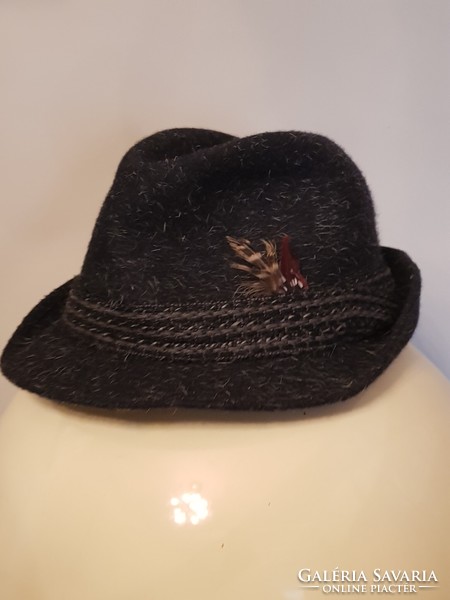 Old London hunting hat rabbit fur