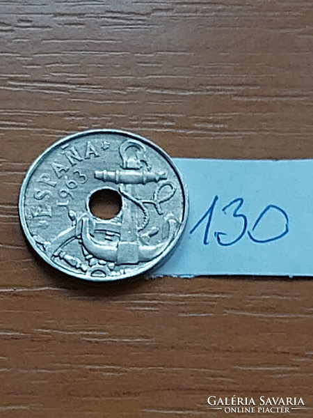 Spain 50 centimeter 1963 copper-nickel francisco franco 130.