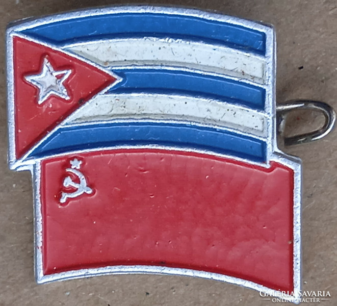 Cuba - Soviet Union friendship - badge
