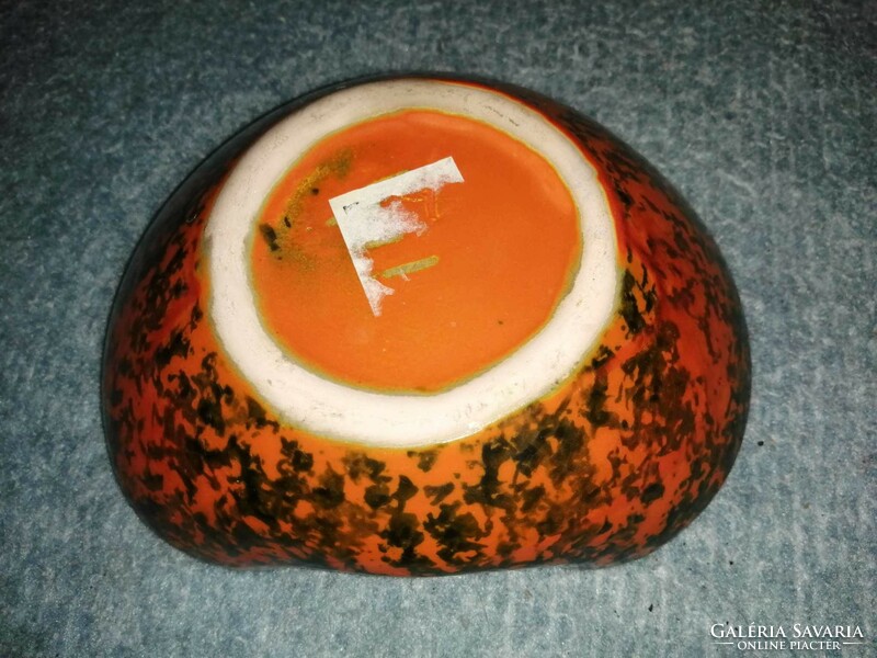Tófej artisan ceramic ashtray - 15*13 cm (a4)