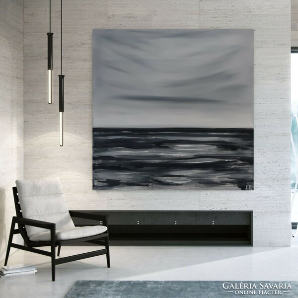 BLACK SEA - landscape festmény Kuzma Lilla