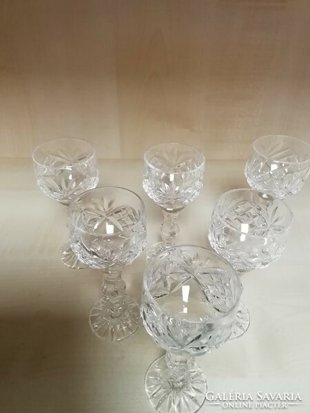 Crystal brandy glass set