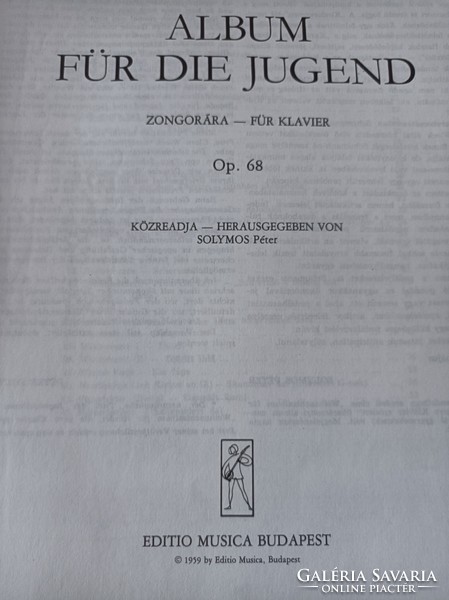 Robert Schumann Album für die jugend zongoràra 1959