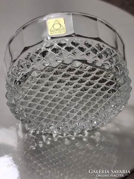 Oberglas austria crystal serving bowl