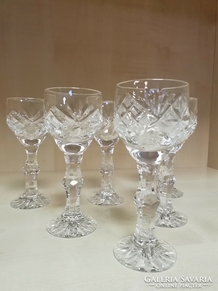 Crystal brandy glass set