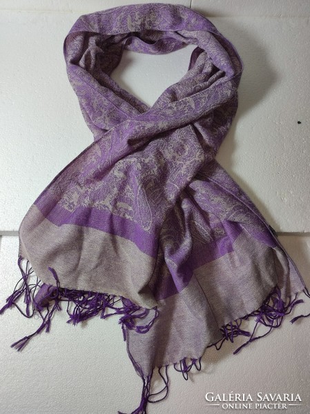 Large pashmina / women's scarf - 68 cm x 167 cm - 30% silk