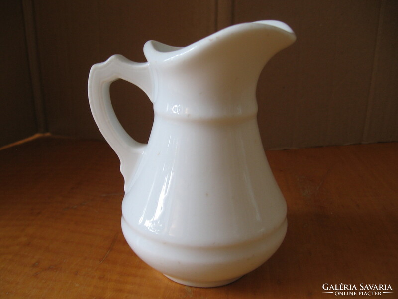Antique bieder very thick small jug, spout