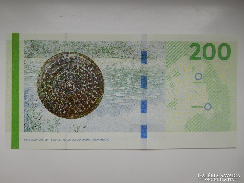 Dánia 200 króner 2009 UNC