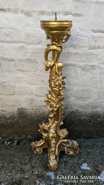 Baroque candle holder