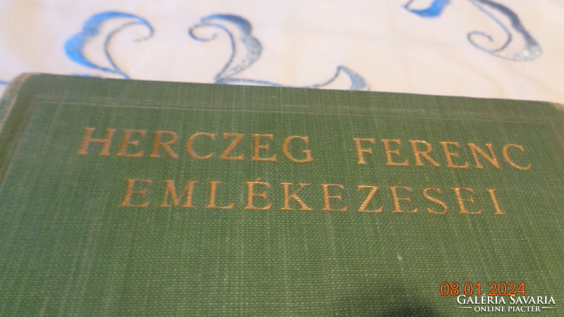 Herczeg Fereenc emlékezései  : A gótikus ház   1939