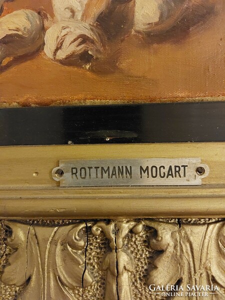 Rottmann Mozart  festmény