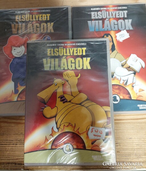 Elsüllyedt világok DVD mesefilm, rajzfilm. 3 db egyben. Újak (Akár INGYENES szállítással)