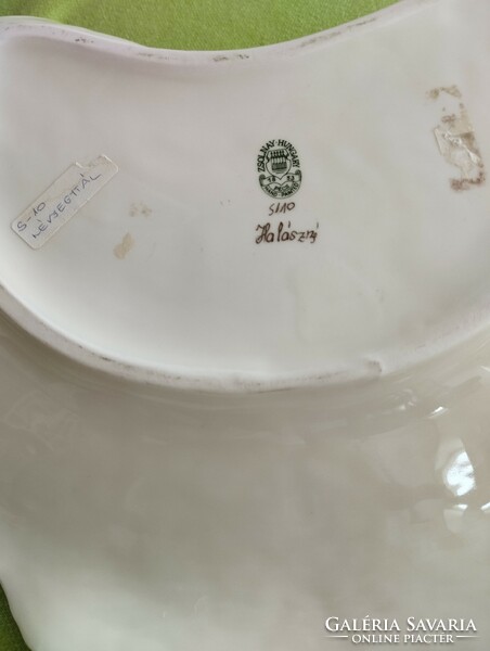 Zsolnay porcelán névjegykártya tartó tàl