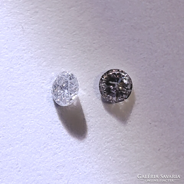 Natural Diamond - 0.005ct, 0.7mm, i-j, i1, brilliant cut, untreated