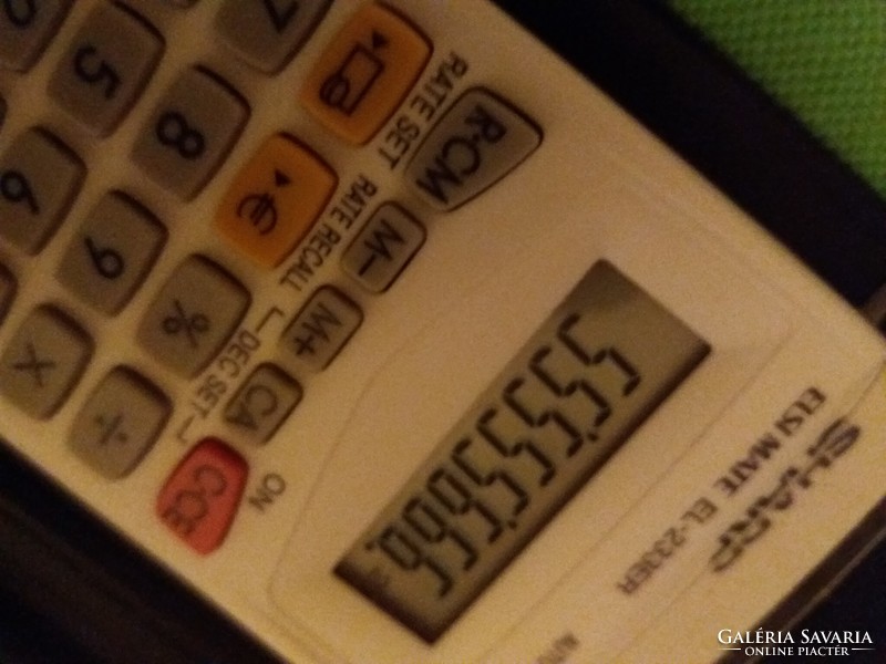 Sharp elsi mate el233 er automatic off pocket calculator calculator according to the pictures