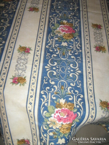Pair of beautiful vintage rosy blackout curtains