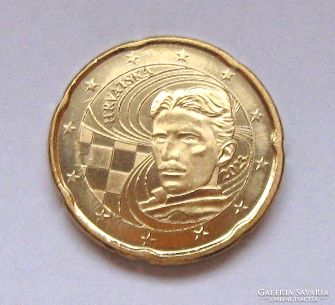 Croatia - 20 euro cent - 2023 - Nikola Tesla